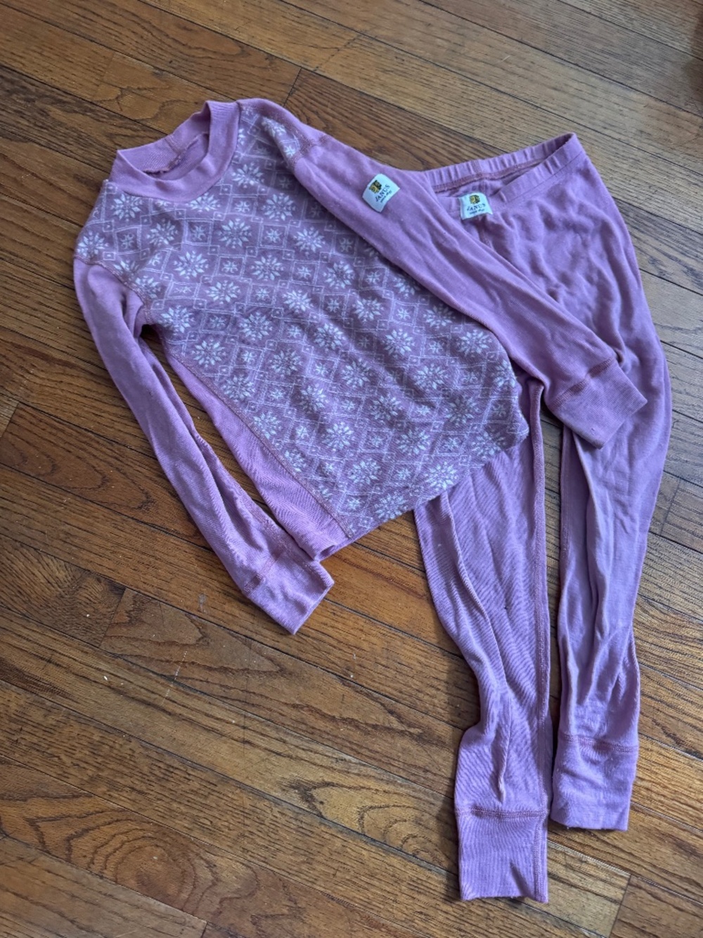 Janus Norway merino wool set girls size 6